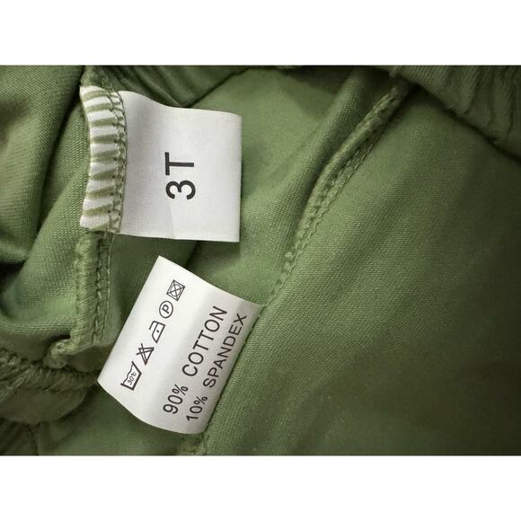 NWOT Pumpkin Leaf Fall Autumn Orange Crush Print Ruffle Top, leggings Set age 3T - Picture 12 of 14